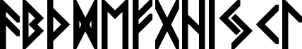 VIKING, ELDER Runes Bold Regular