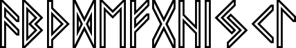 VIKING, ELDER Runes Regular