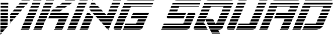Viking Squad Gradient Italic