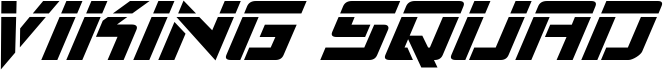 Viking Squad Laser Italic