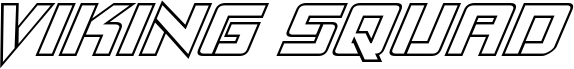 Viking Squad Outline Italic