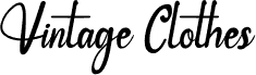Vintage Clothes