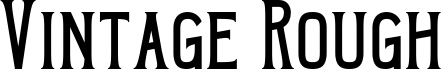 Vintage Rough - Demo Version Regular