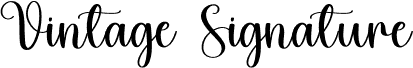 Vintage Signature