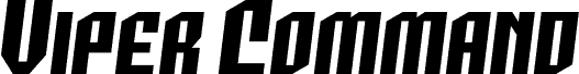 Viper Command Condensed SemiIt carattere