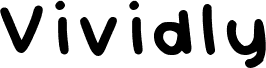 Preview of the Vividly Regular font