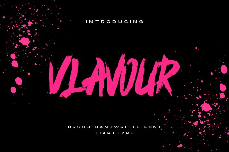 VLAVOUR Schriftart