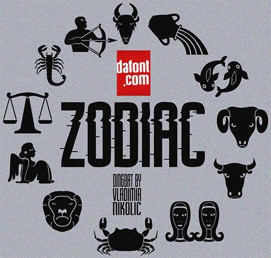 VN Zodiac Font
