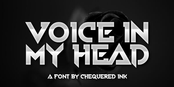 Voice In My Head Czcionka