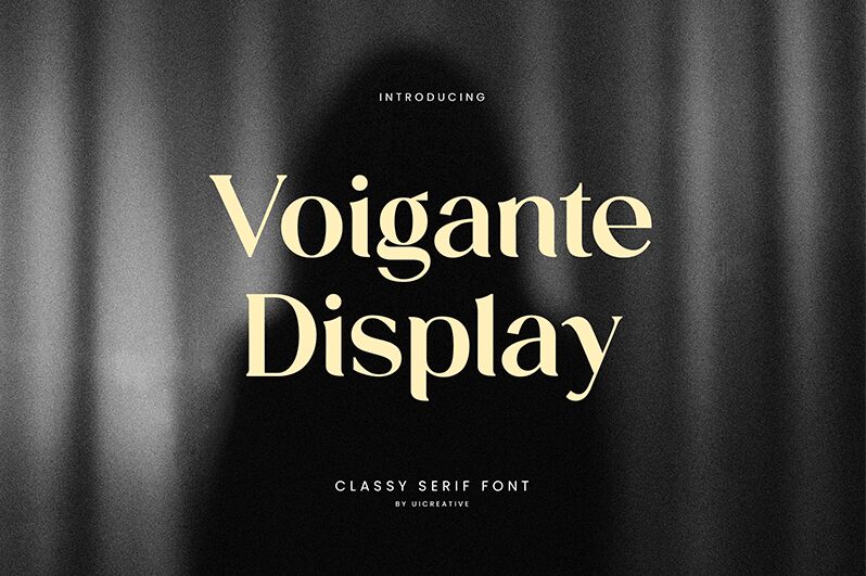 VoiganteDisplay Шрифт
