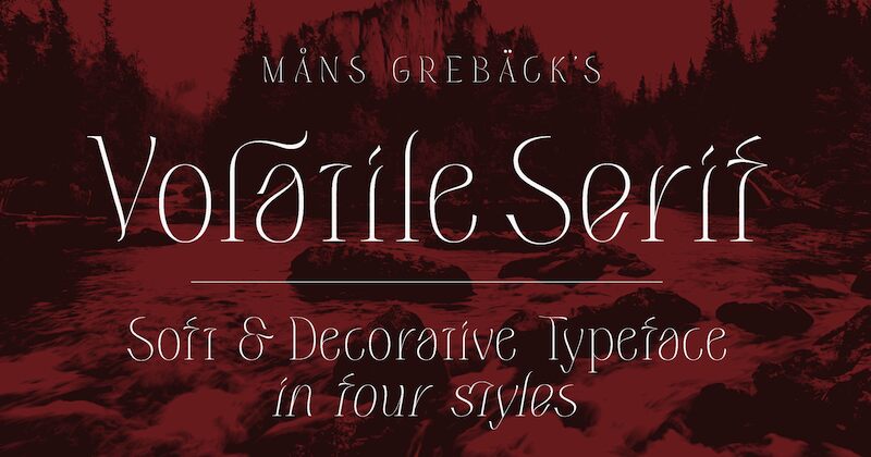 Volatile Serif Schriftart