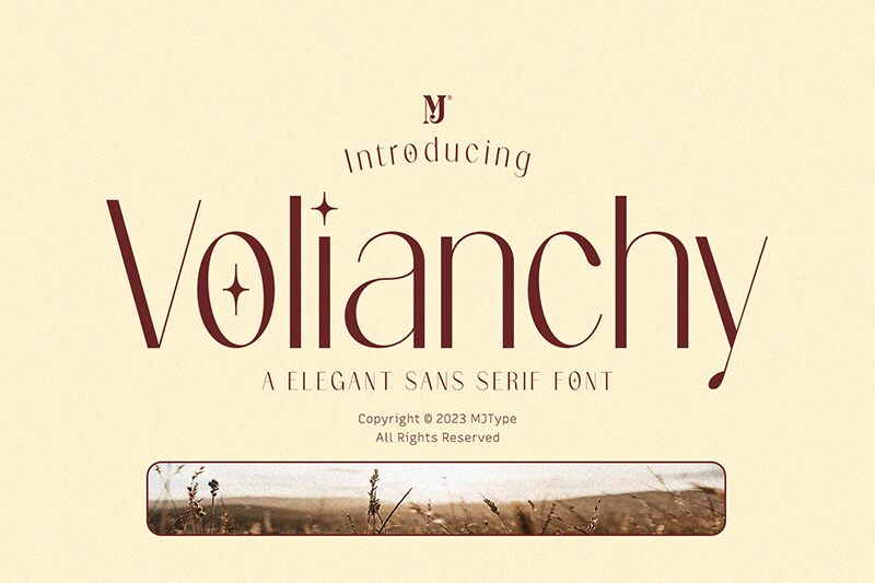 Volianchy Schriftart