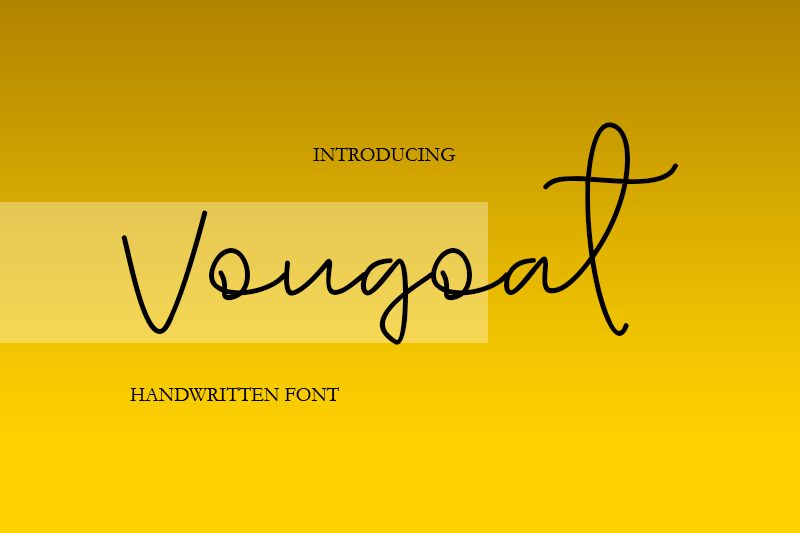 Vougoat Czcionka