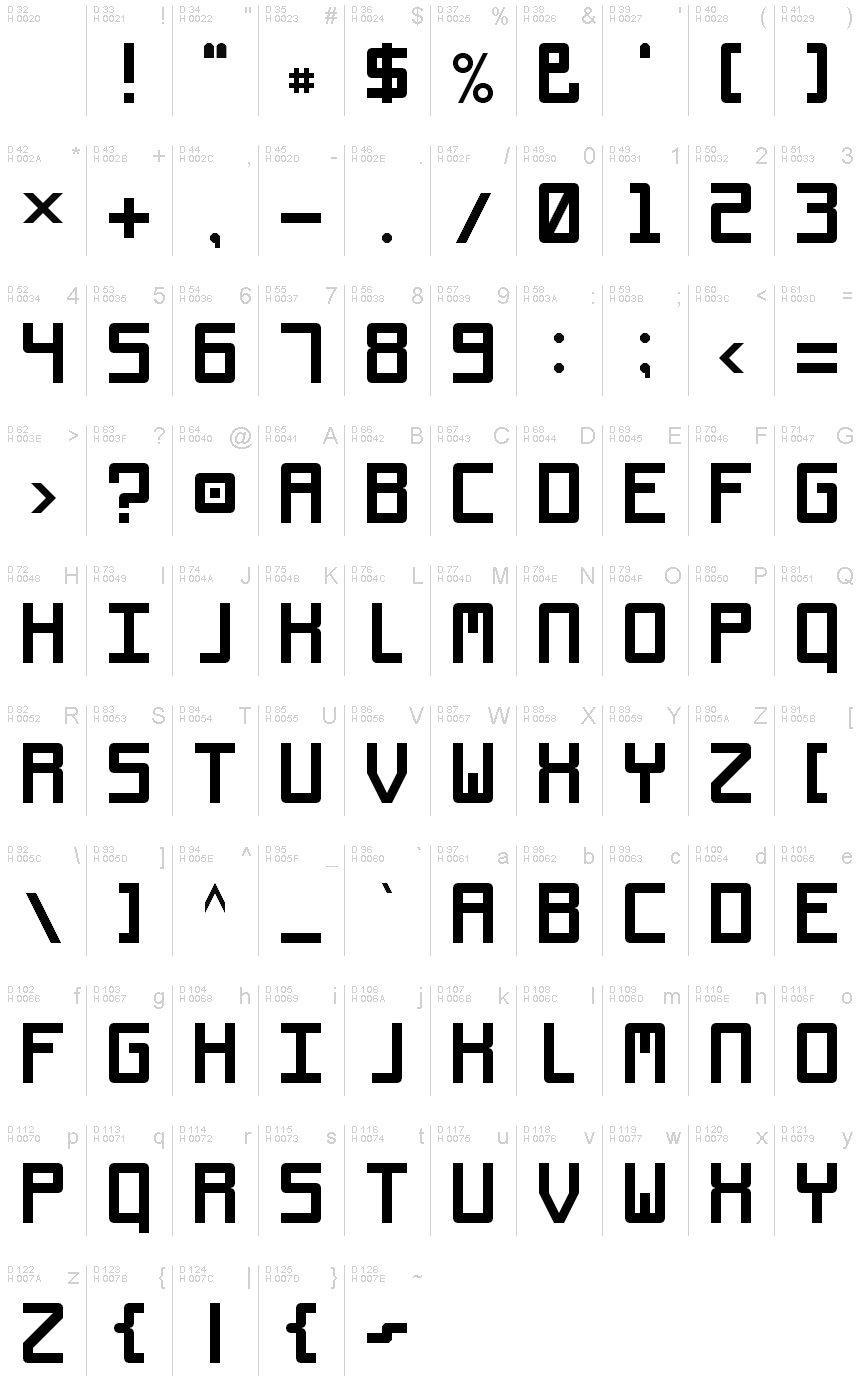 Void Regular font | Fonts2u.com