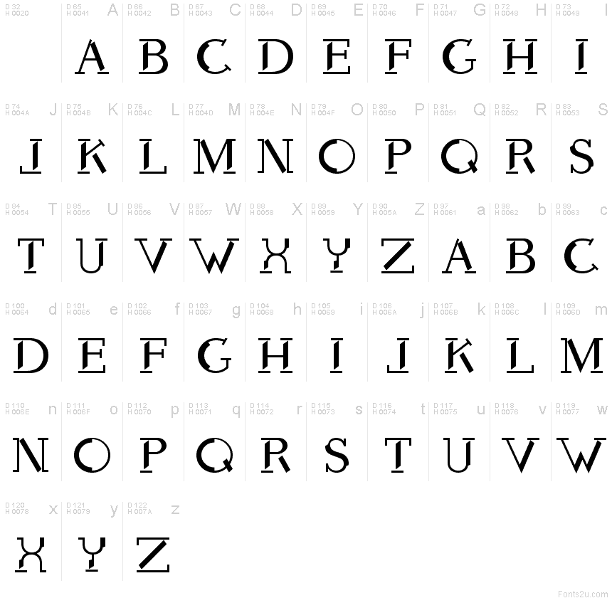 tally text light 1 font