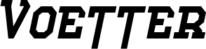 Voetter-Italic