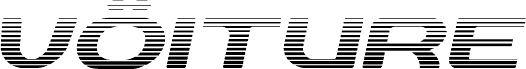 vOiture Gradient Italic