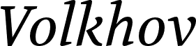 Volkhov-Italic