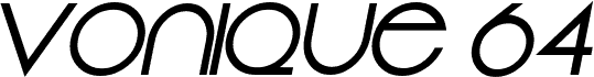 Vonique 64 Bold Italic