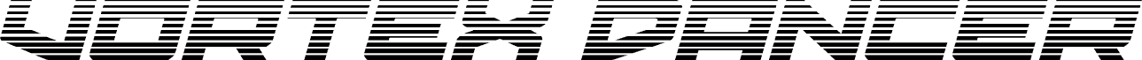 Ukážka písma Vortex Dancer Gradient Italic