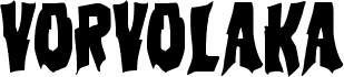 Podgląd czcionki Vorvolaka Condensed