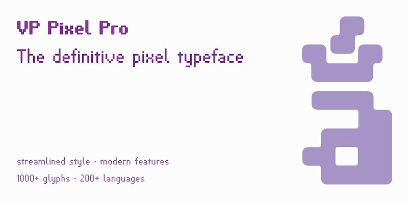 VP Pixel Pro Czcionka