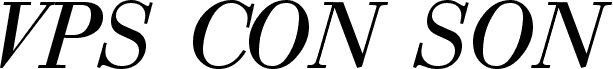 VPS Con Son Hoa Italic