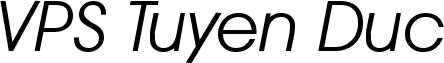 VPS Tuyen Duc Italic