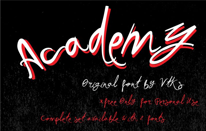 Vtks Academy Schriftart