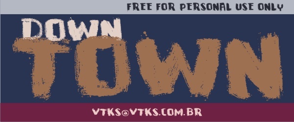 VTKS DOWNTOWN 字体
