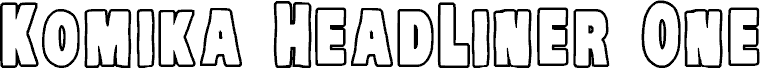 VTC-KomikaHeadLinerTwo Outline