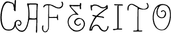 Preview of the Vtks Cafezito font