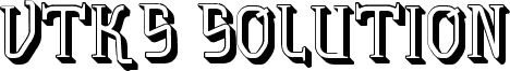 Preview of the vtks solution 3d font