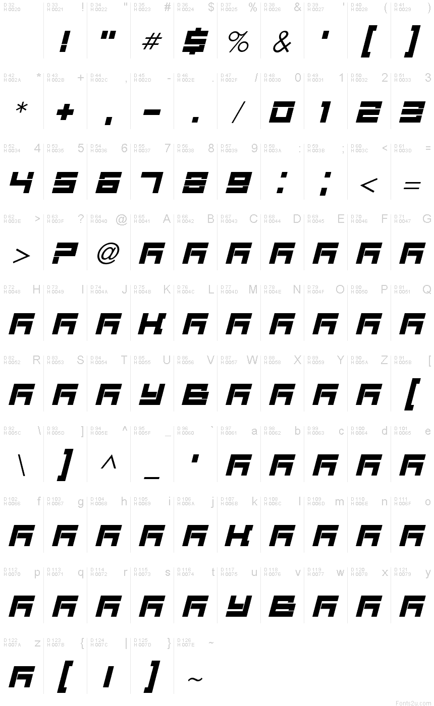 VUK-02 font | Fonts2u.com