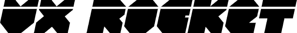 Náhled písma VX Rocket Laser Italic