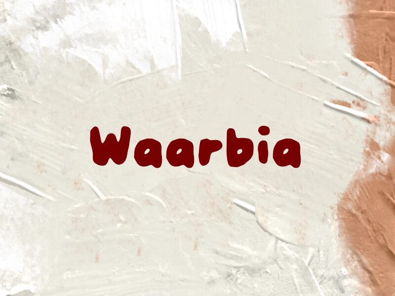 Waarbia Font