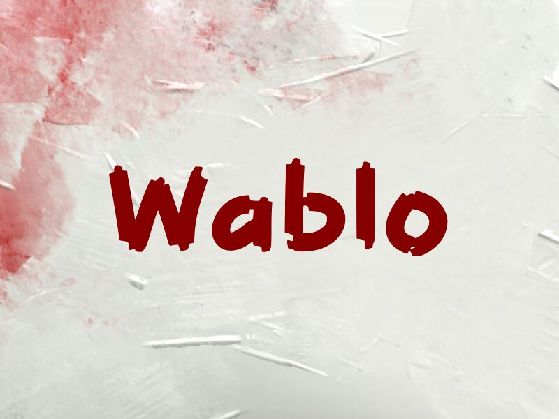 Wablo 字体