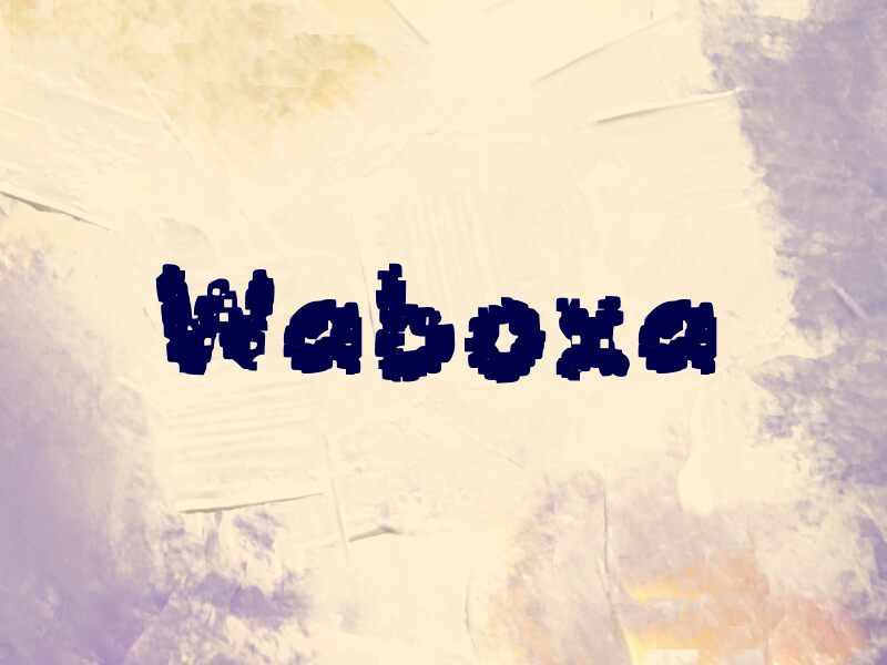 Waboxa Шрифт