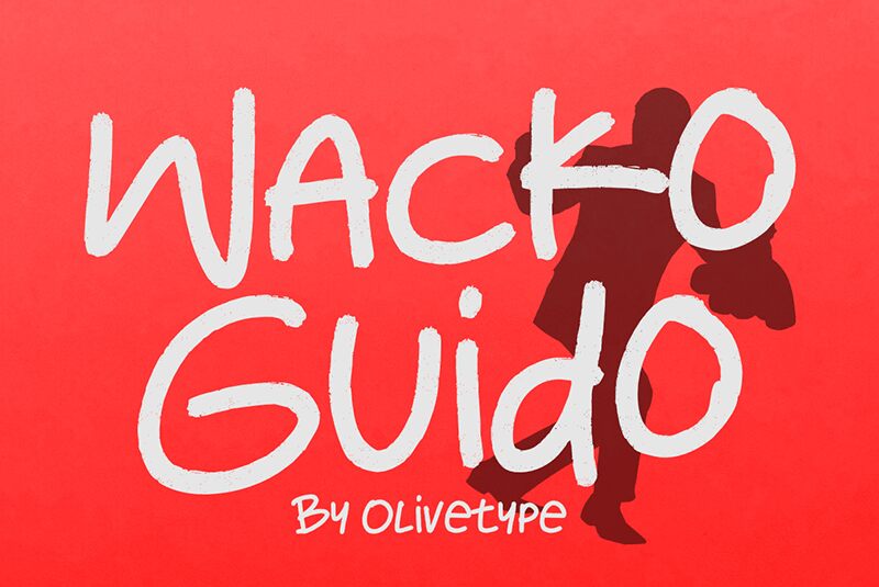 Wacko Guido Schriftart