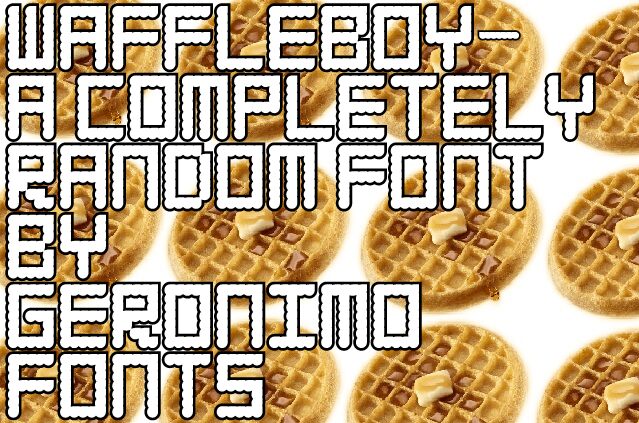 WAFFLEBOY Czcionka