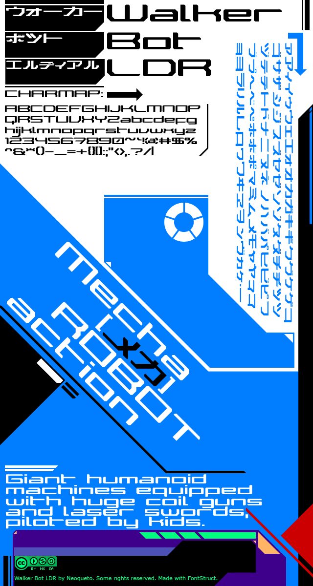 Walker Bot LDR Czcionka