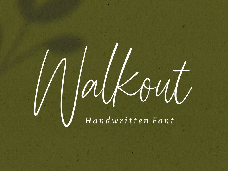 Walkout Czcionka