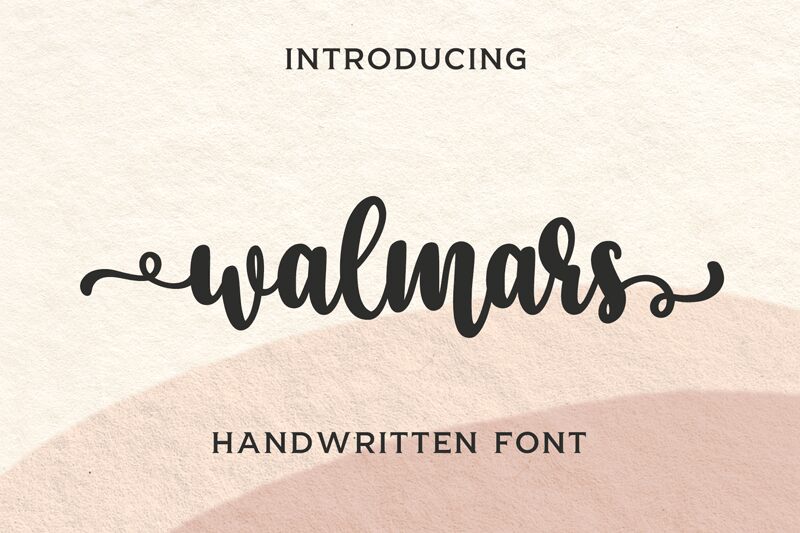 walmars Schriftart