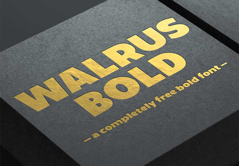 Walrus Schriftart