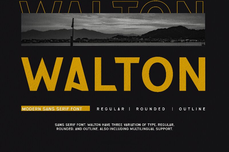 Walton Carattere