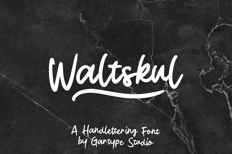 Waltskul Schriftart