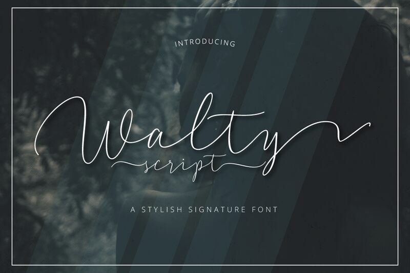 Walty Script Schriftart