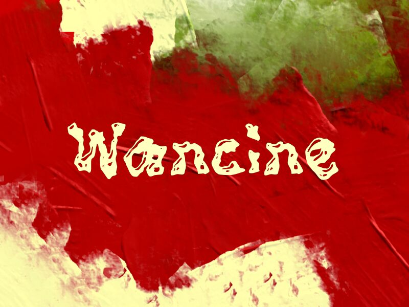 Wancine — Font presentation