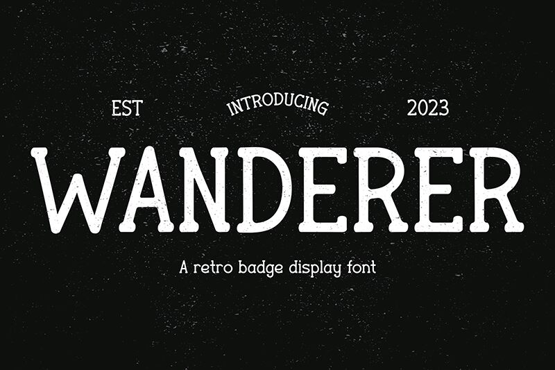 WANDERER Шрифт