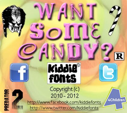 WANT SOME CANDY الخط 